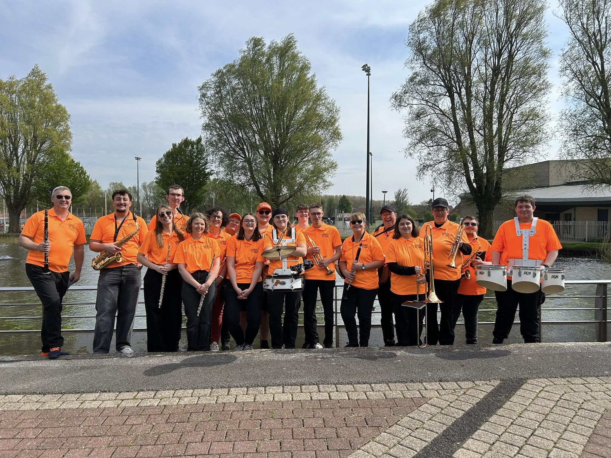 Groupe de musique Croc’Notes Streetband lors d’un événement