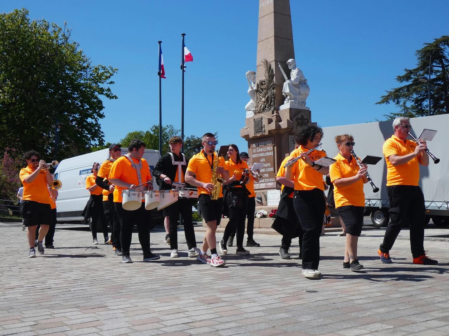 Animation musicale lors d’une fête de quartier